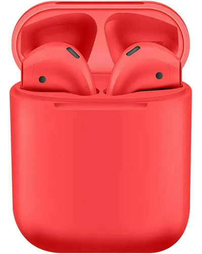 Audífonos Bluetooth Inpods 12 Color Rojo Nuevo