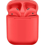 Audífonos Bluetooth Inpods 12 Color Rojo Nuevo