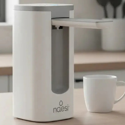 Dispensador de Agua Inteligente Naesi para Garrafón – Eléctrico Recargable USB Tipo C, Automático, 3 Niveles de Dosificación | Meses sin interés