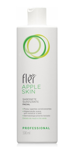 Sabonete Suavizante Facial Flér Apple Skin 500ml