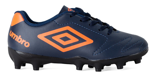 Botines Umbro Campo Class 2.2 Jr Niños Fútbol Azul Marino