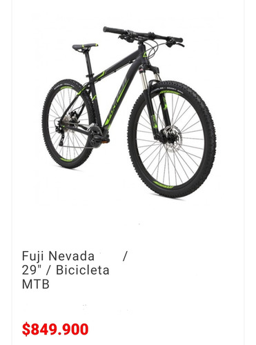Bicicleta Fuji Nevada 1.3 /29' Mtb
