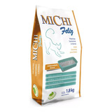 Michi Feliz Piedras Sanitarias Bolsa 1,8kg X 3un Para Gato