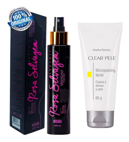 Rosa Selvagem Clarear Estrias Foliculite + Micropeeling 