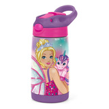 Garrafa Termica Infantil Escolar Aço Inox 500ml Barbie Promo