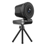 Webcam 4k Usb Alta Resolução 1080p 60hz Vídeo Preto C180