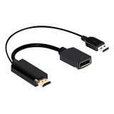 Cable Conversor Adaptador Hdmi Para Displayport 1.2