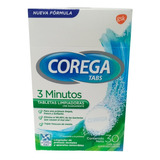 Limpiador De Prótesis Dentales Corega Tabs 30 Tabletas