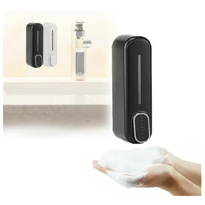 Dispensador Despachador De Jabon Liquido 350ml Color Negro | MercadoLibre