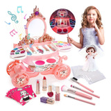 Maquillaje Juguete Para Niñas Con Muñecas Musica Y Luces