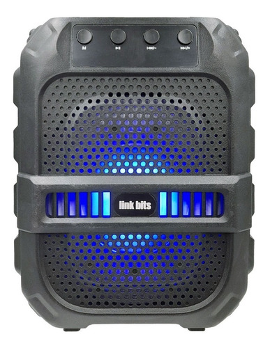 Bocina Bafle Amplificado 6.5 Portatil Bluetooth Recargabl /e Color Negro