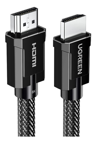 Ugreen - Cabo Hdmi 2.1 8k 60hz 4k 120hz Hdr Earc 48gbps 1 M