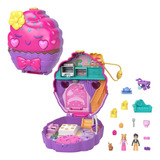 Set De Polly Pocket Juego Pastelería De Cupcakes Hkv31