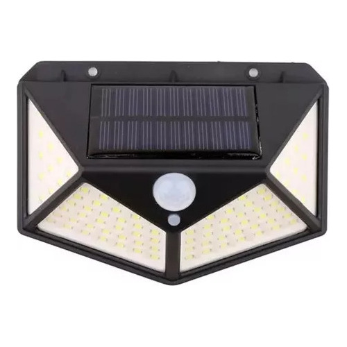 Reflector 100 Led Panel Solar Sensor Movimiento X4 Unid