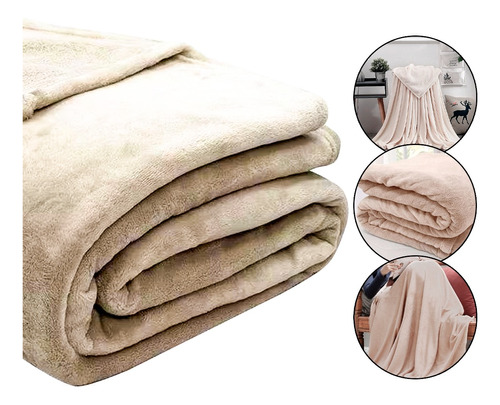 Cobertor Velour 300g M2 King-size 260x240 Microfibra Camesa