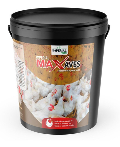 Pintinho Crescimento Galinha Poedeira Postura Max Aves 20kg