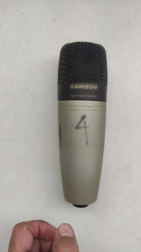 Microfone Samson C01 Condensador  Cardióide Prata