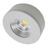 Opus - Spot Led Sobrepor Redondo 5w 3000k Bivolt - Hm 33242 Cor Branco 110v/220v