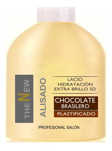 Alisado Definitivo Brasileño Chocolate Plastificado 500 Ml