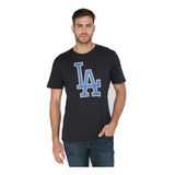 Playera Camiseta 47 Brand Los Angeles Dodgers Mlb Jet Black