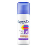 Dermaglós Protector Solar Fps 50 Crema Facial Con Color 50g