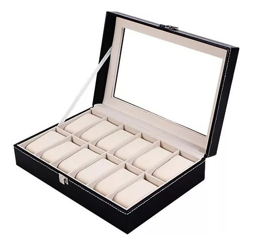 Elegante Organizador Estuche Caja 12 Relojes Sippo