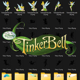 Vectores / Plantilla Editable/ Tinkerbell Disney