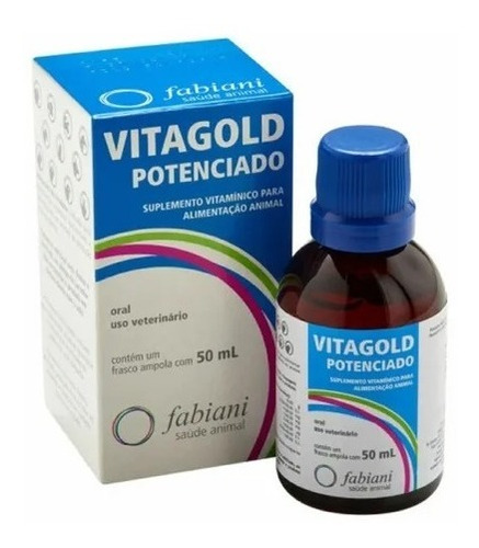 Vitagold Potenciado 50ml Suplemento Vitamínico Fabiani