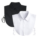 Blusa Desmontable De Cuello Falso De 2 Piezas Dickey Collar