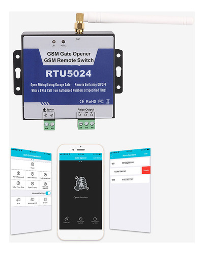 Rtu5024 Actualizar Interruptor De Relé De Abridor De Puerta