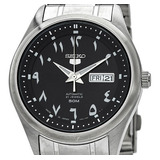 Relógio Seiko Field Arabic Dial Black Raro Snkp21j1 Novo