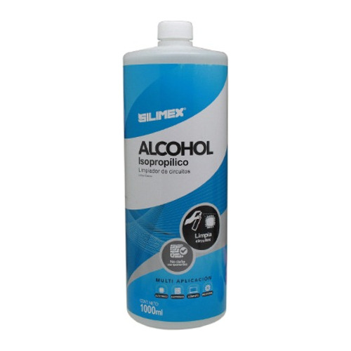 Alcohol Isopropilico 1 Litro Para Limpieza Silimex