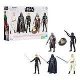 Set 6 Figuras Básicas Star Wars 15 Cm Disney The Mandalorian