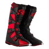 Bota Combat 4 Negro Rojo Protork