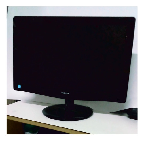 Monitor Led Philips 196vl 18,5 Polegadas Preto 110/220v