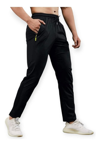 Pantalon Termico Jogging D Hombre Lycra Semi Chupin Abrigado