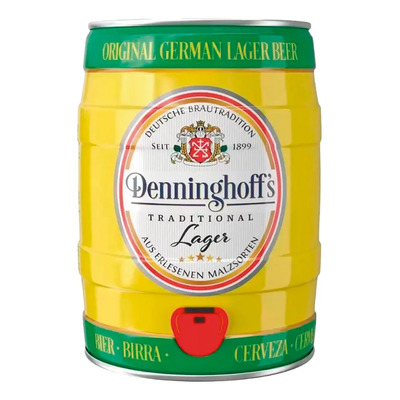 Cerveza Alemana Denninghoffs Lager - Barril 5 Lt | MercadoLibre