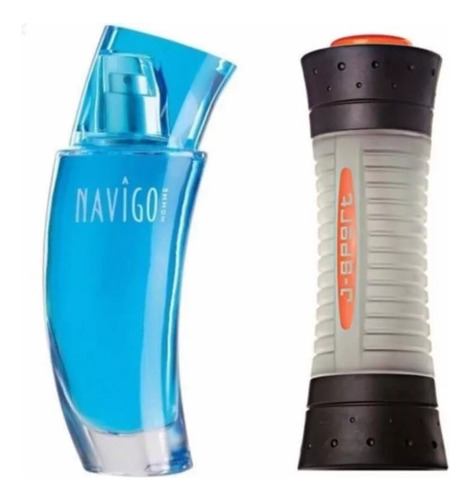 Jafra Navigo Homme Y J-sport De 100 Ml Set De 2 Caballero 