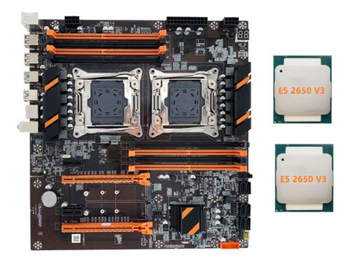 Placa Base X99 De Doble Cpu Compatible Con Memoria Ddr4 Ecc,