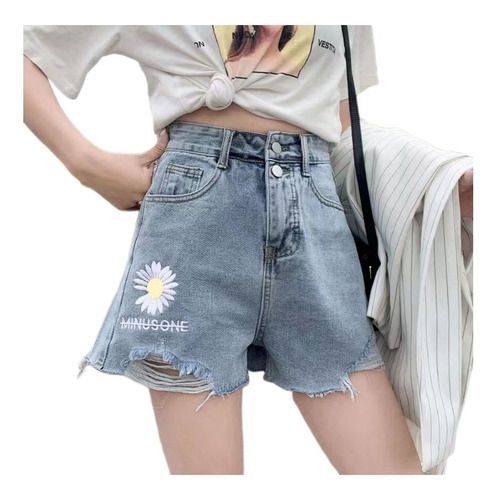 Shorts Mujer Azul Denim