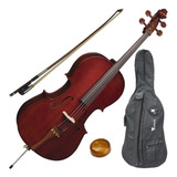 Violoncello Profissional Eagle Ce 200 3/4 + Bag Extra Luxo