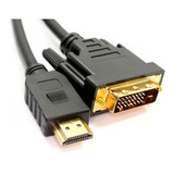 Cable 1.5 Mts Hdmi Macho A Dvi Macho 24+1 F/dorado Lcdplasma