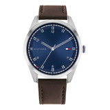 Reloj Tommy Hilfiger Para Hombre 1710458 Correa De Cuero Ss