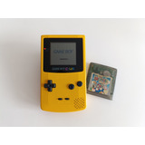 Gameboy Color Amarillo + Súper Mario Bros Deluxe Original