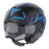 Casco Nolan N30-4  t Parkour 27  gris Mate Azul