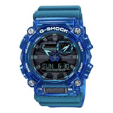 G Shock Ga 900skl 2a Original Azul Transparente Sumergible 