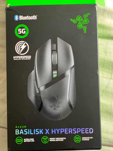 Mouse Basilisk Hyper Speed Sem Fio