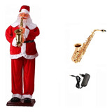 Papai Noel Musical Dançante 1.80 De Altura Melodia Saxofone