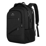 Mochila Para Laptop Mujer De 17 Pulgadas, Mochila De Viaje 35l, Con Puerto Usb, Ideal Mochila Para Escolar Estudiante, Mochila Antirrobo Y Impermeable