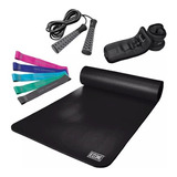 Kit Completo De Ginástica 9 Peças Academia Completa Cardio  